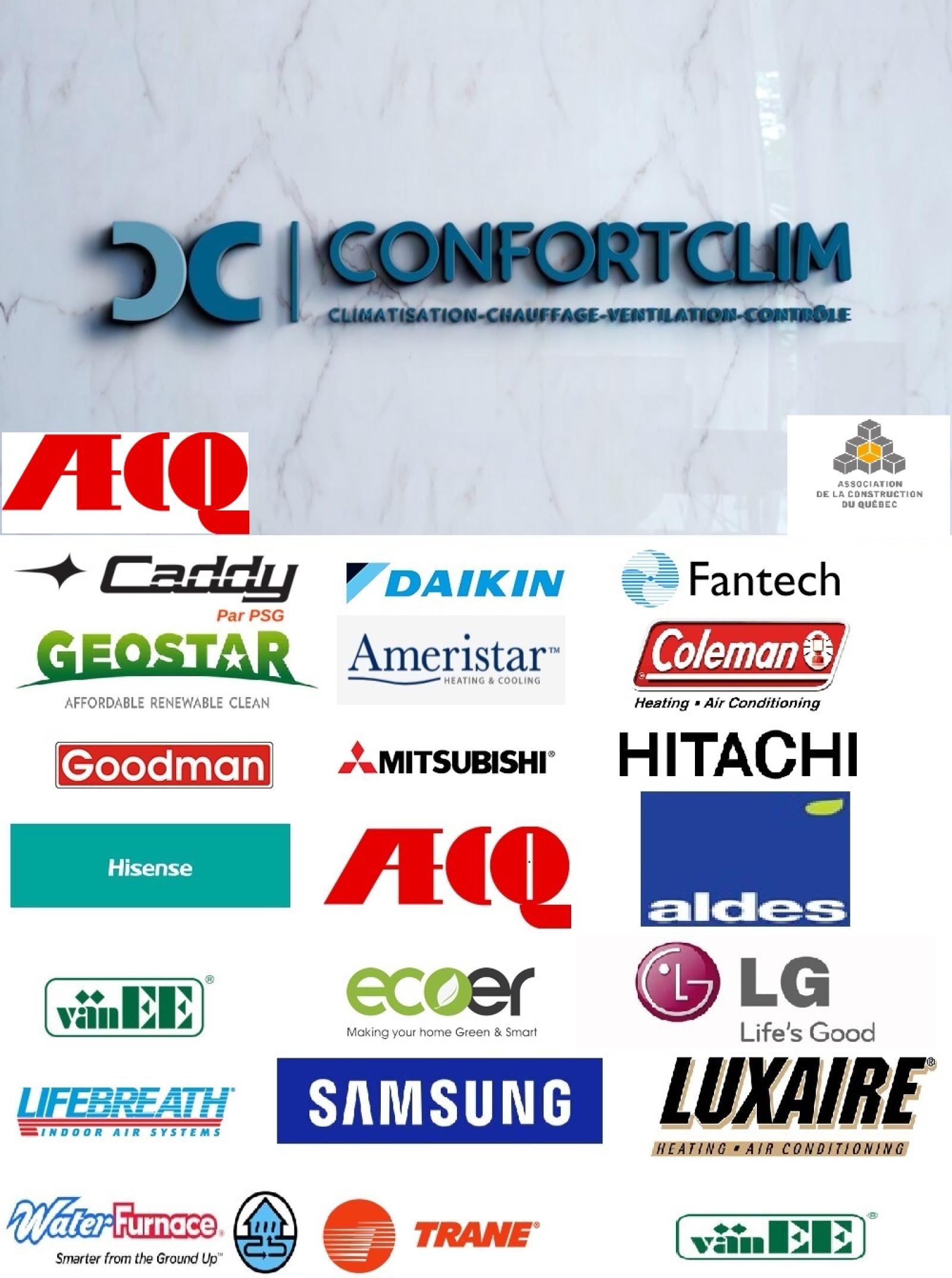 ConfortClim Climatisation, Ventilation, Chauffage, Contrôle Logo